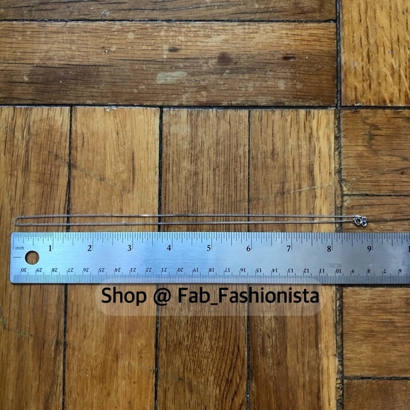 Sterling silver necklace chains 5 total - Picture 17 of 17